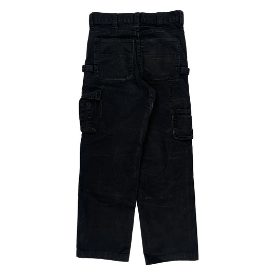 Dakota Carpenter Trousers - 30W 29L Black Cotton