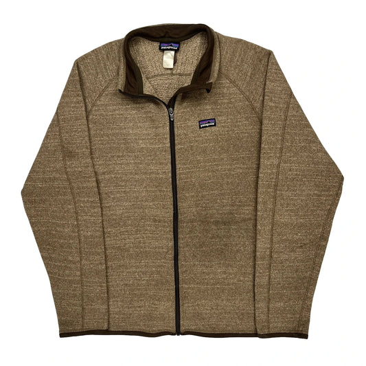 Patagonia Fleece Jacket - XL Brown Polyester