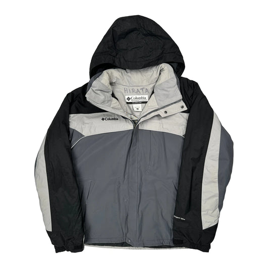 Vintage Columbia Waterproof Ski Jacket - Large Grey Polyester