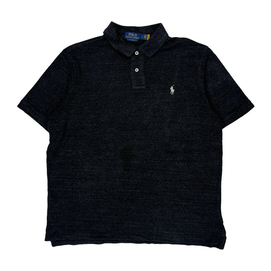 Polo By Ralph Lauren Polo Shirt - Large Black Cotton