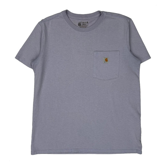 Carhartt T-Shirt - Large Purple Cotton