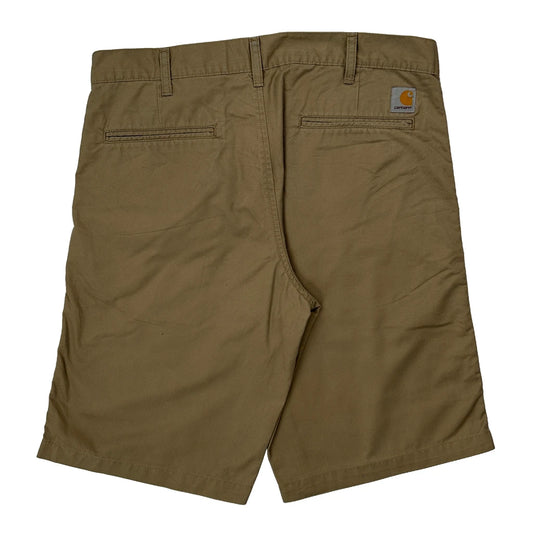 Carhartt Chino Shorts - 34W 10L Khaki Cotton Blend