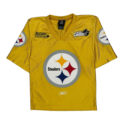 Reebok Football Jersey - Small Yellow Polyester