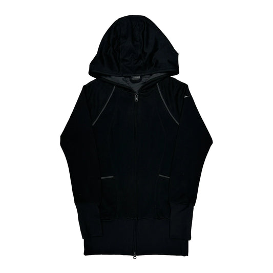Vintage Nike Jacket - Medium Black Polyester
