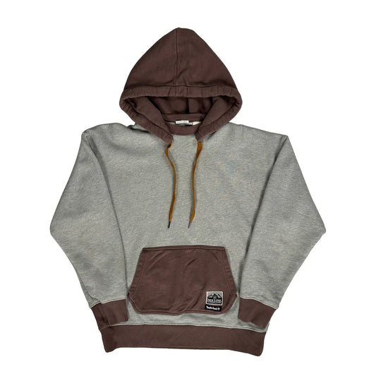 Bee Line Timberland Two Tone After Hood Hoodie - Small Grey Cotton