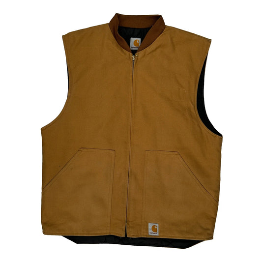 Carhartt Gilet - Medium Brown Cotton