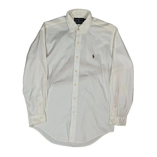 Yarmouth Ralph Lauren Shirt - Medium White Cotton