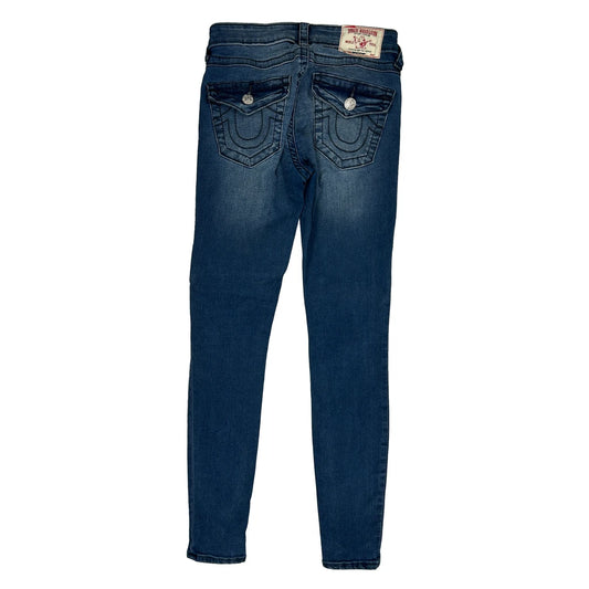 True Religion Skinny Jeans - 24W UK 2 Blue Denim