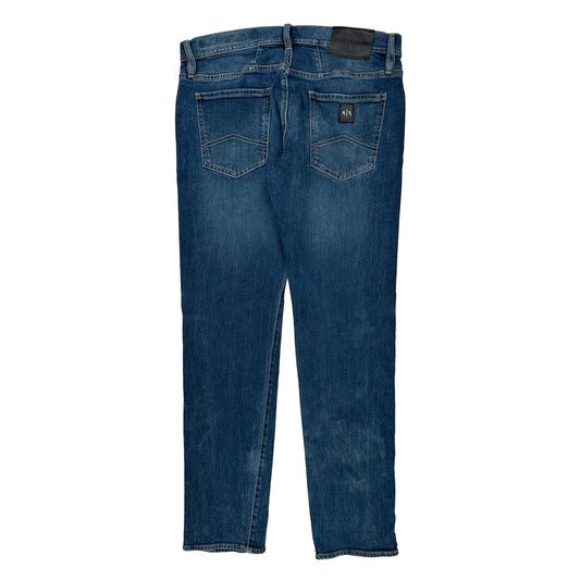 Armani Exchange Slim Jeans - 33W 30L Blue Denim