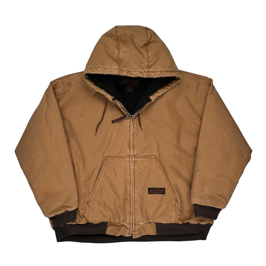 Workwear Five Brother Jacket - 2XL Brown Cotton