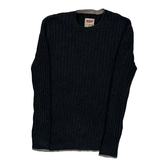 Levis Jumper - Small Black Wool Blend