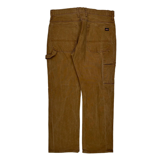 Vintage Dickies Carpenter Trousers - 36W 30L Brown Cotton