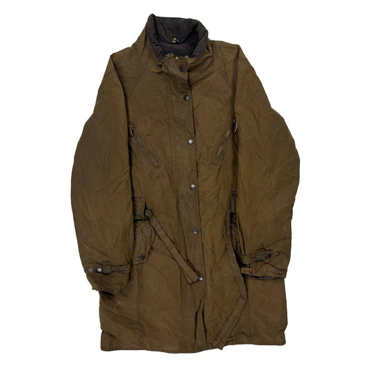 Barbour Wax Coat - Large Brown Cotton