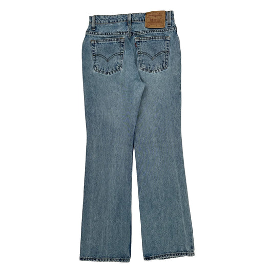 Levis 517 Boot Cut Jeans - 28W UK 6 Light Wash Cotton