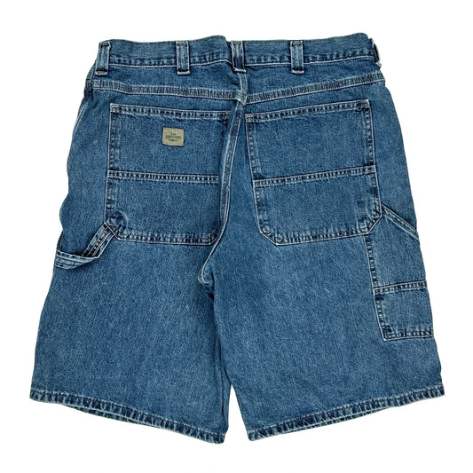 Lee Carpenter Shorts - 36W 12L Blue Denim