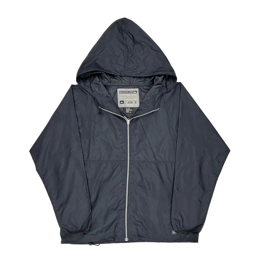 Vintage Quiksilver Windbreaker - Large Navy Nylon