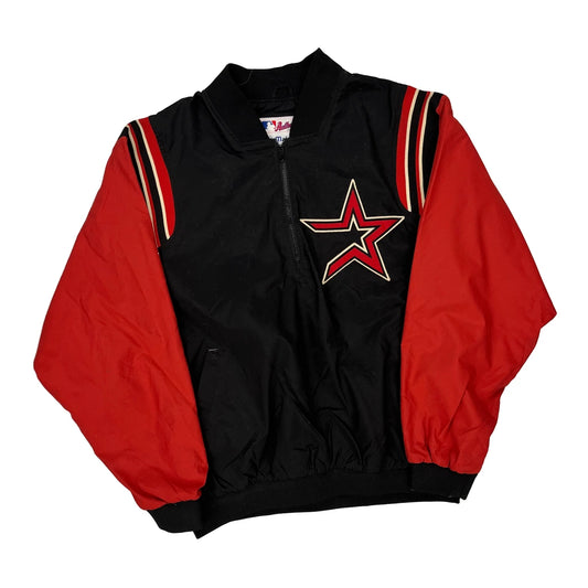 Houston Astros Majestic Mlb Baseball Jacket - XL Black Polyester