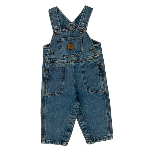 6 Months Carhartt Dungarees - 4XS Blue Cotton
