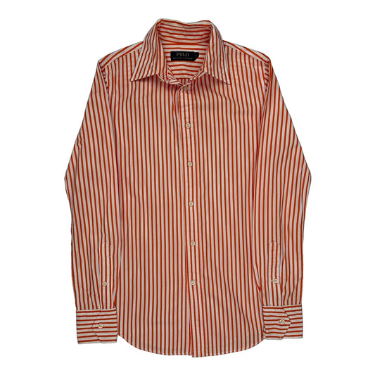 Polo By Ralph Lauren Striped Shirt - 2XS Orange Cotton