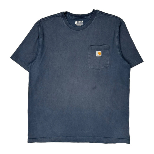 Carhartt T-Shirt - XL Navy Cotton
