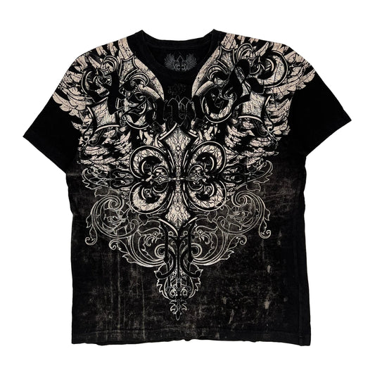 Xzavier Graphic T-Shirt - XL Black Cotton