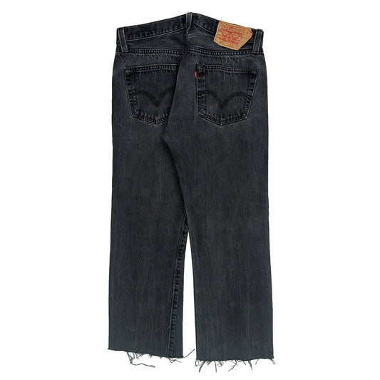 501 Levis Jeans - 31W 27L Grey Cotton