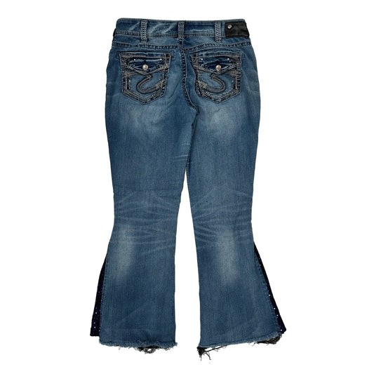 Silver Jeans - 30W UK 10 Blue Cotton Blend