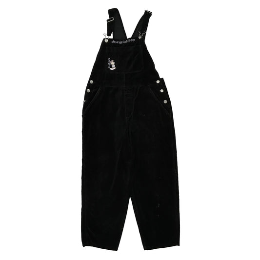 Mickey Mouse Disney Cartoon Dungarees - Medium Black Cotton