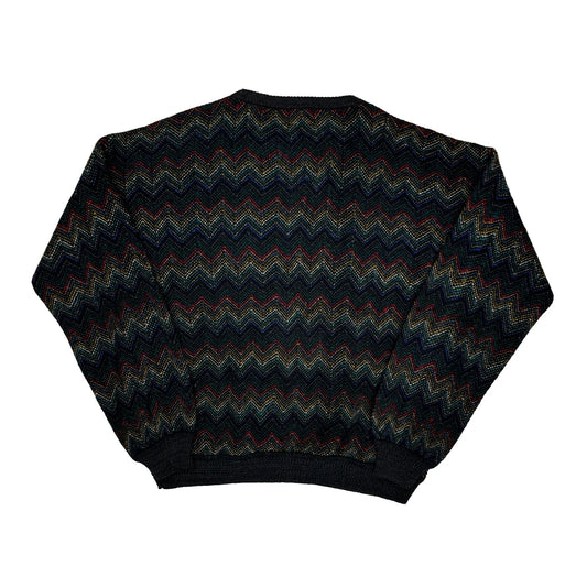 Cosi Crest Jumper - Medium Black Acrylic
