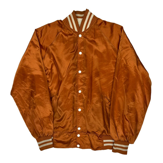 Super Bowl Lanes Howe College Varsity Jacket - XL Orange Nylon