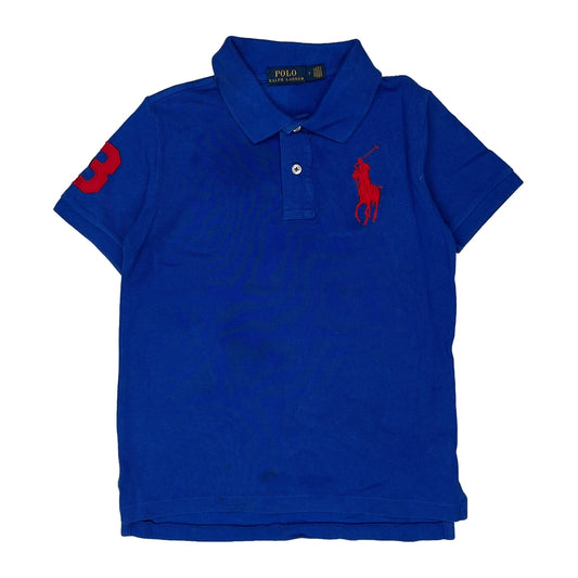 Age 7 Polo By Ralph Lauren Polo Shirt - Small Blue Cotton