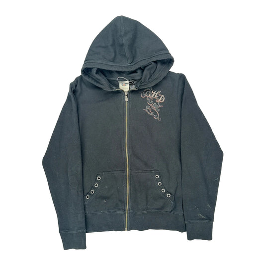 Motorcycles Harley Davidson Graphic Hoodie - XL Black Cotton Blend