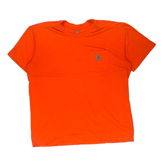 Carhartt T-Shirt - 2XL Orange Polyester