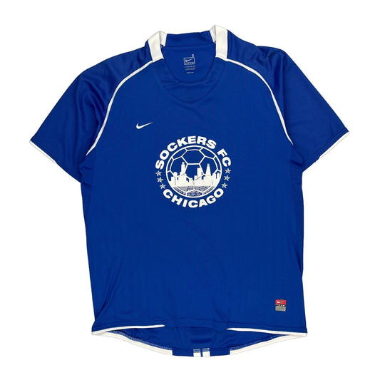 Sockers Fc Chicago Nike Football Jersey - Small Blue Polyester