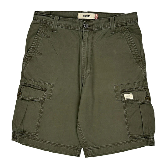 Levis Cargo Cargo Shorts - 35W 10L Green Cotton