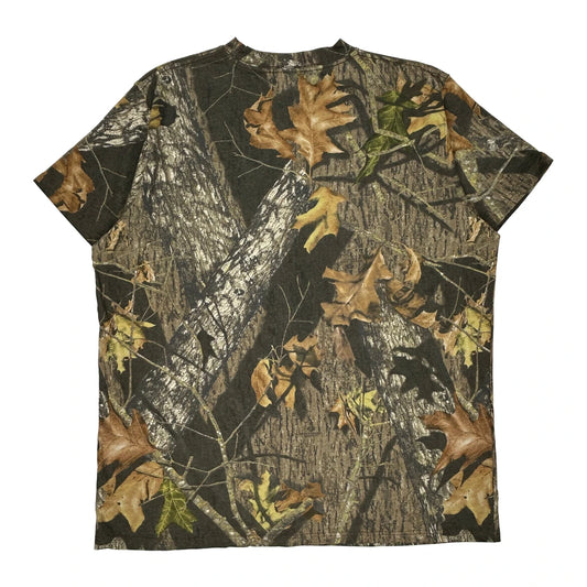 Mossy Oak Camo T-Shirt - 2XL Camo Cotton