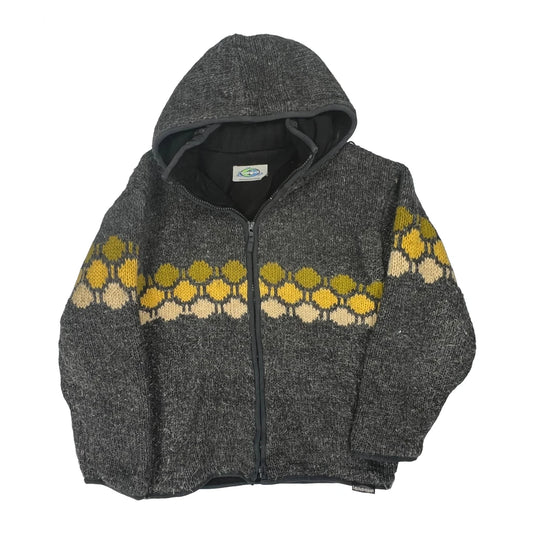 Laundromat Hoodie - XL Grey Wool Blend