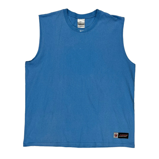 Made In USa Nike Vest - XL Blue Cotton