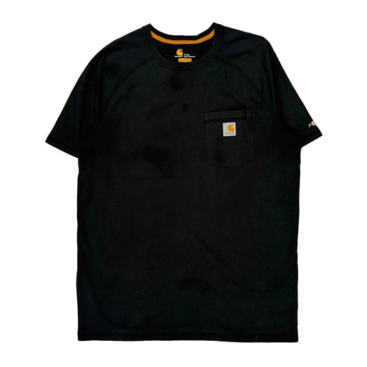 Carhartt T-Shirt - Large Black Cotton