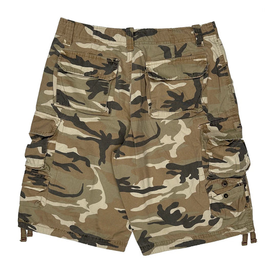 Lee Camo Cargo Shorts - 32W 11L Camo Cotton