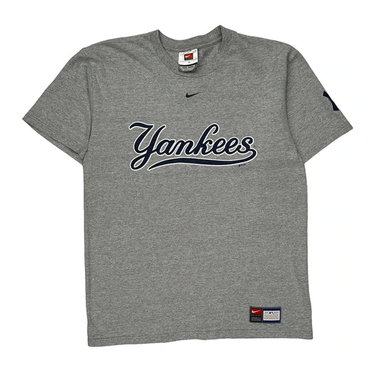 Yankees Nike Mlb T-Shirt - Medium Grey Cotton