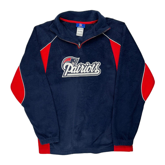 Age 13-15 Patriots Reebok Nfl Fleece - XL Navy Polyester
