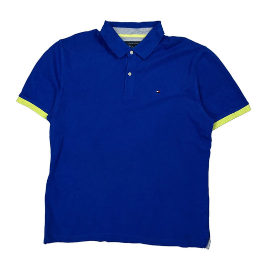 Tommy Hilfiger Polo Shirt - XL Blue Cotton