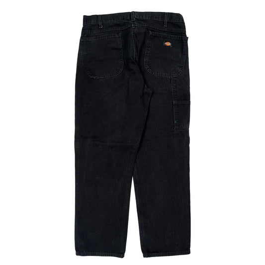 Vintage Dickies Carpenter Trousers - 34W 32L Black Cotton