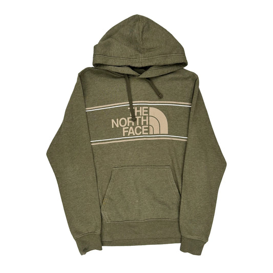 The North Face Hoodie - Medium Green Cotton Blend