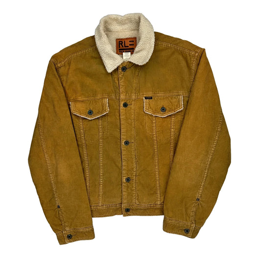 Polo By Ralph Lauren Cord Jacket - Medium Brown Cotton