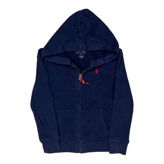 Age 6 Ralph Lauren Fitted Hoodie - XS Navy Cotton