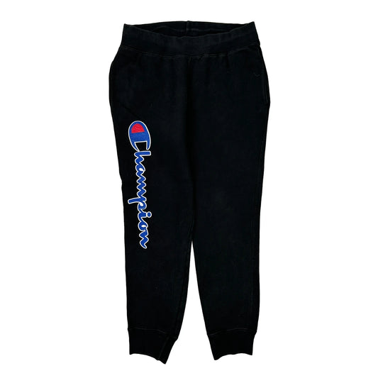 Reverse Weave Champion Joggers - Large Black Cotton Blend