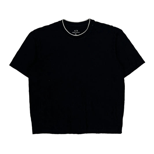 Vintage Armani Exchange T-Shirt - XS Black Cotton