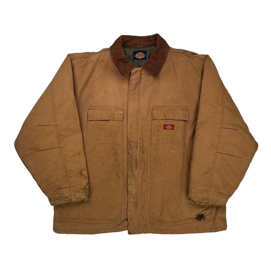 Dickies Jacket - XL Brown Cotton